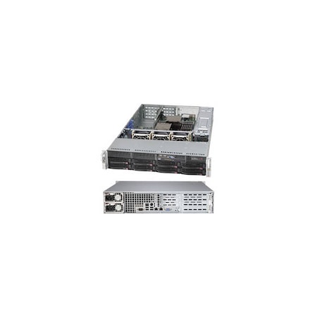 Supermicro SuperChassis 740W 2U Rackmount Server Chassis (Black), CSE-825TQ-R740WB CSE-825TQ-R740WB